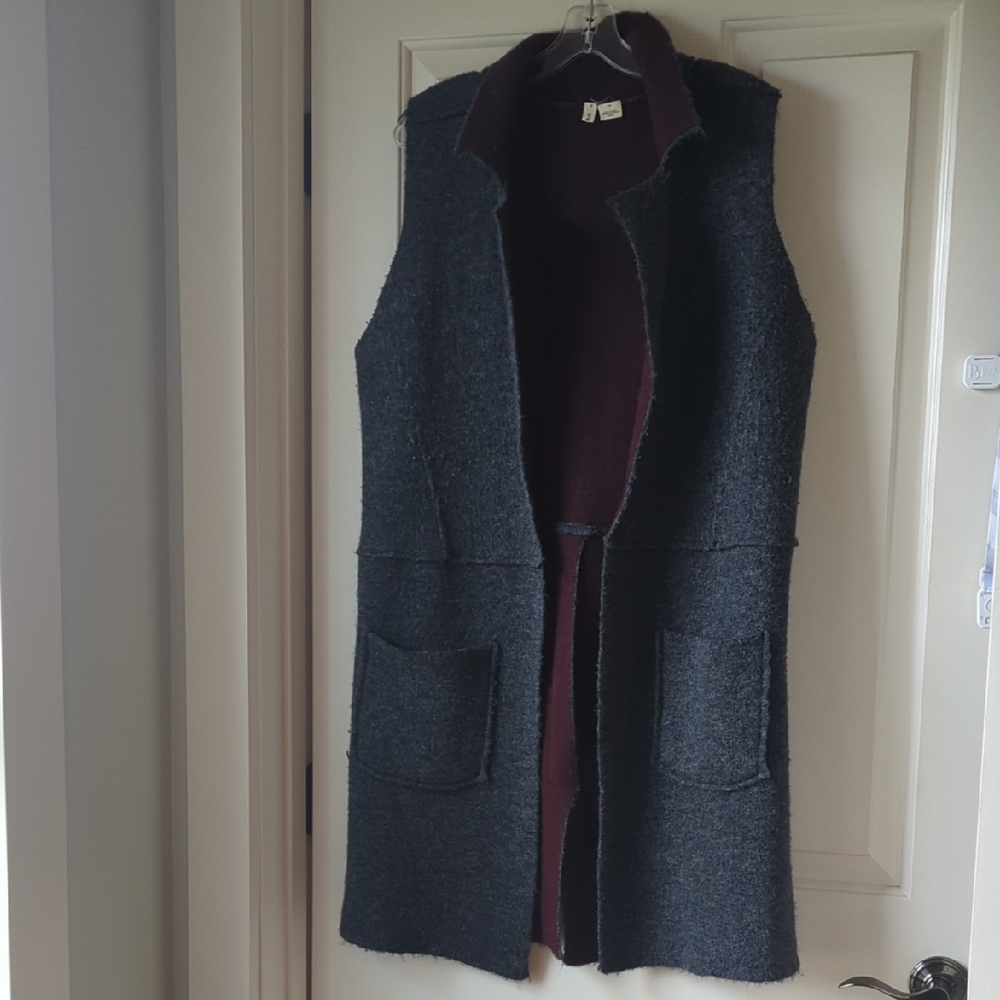 Anthropologie Extra Long Sleeveless Sweater